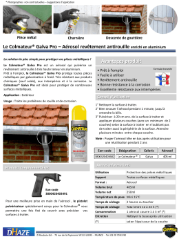 Le Colmateur Galva Pro