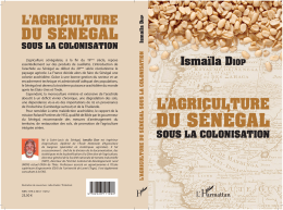 du sénégal - L`Harmattan