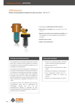 Cillit Antitartre Immuno