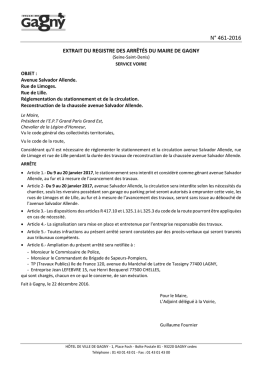 Voir l`arr&ecirc;t&eacute; municipal num&eacute;ro 461-2016 (format pdf, 121 Ko )