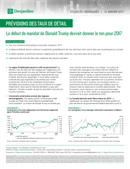 prévisions des taux de détail