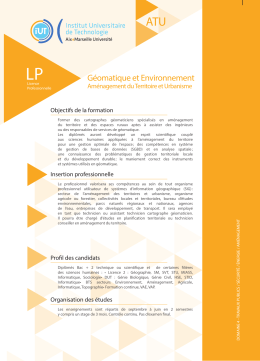 Géomatique et Environnement