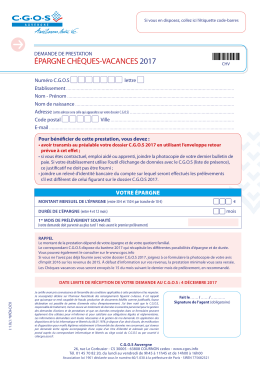 épargne chèques-vacances2017
