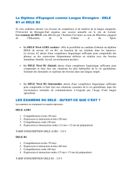 Dipl&ocirc;me d`Espagnol - Universit&eacute; de Bretagne-Sud