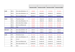 Lundi 18h15 Annulé En-cours En-cours En