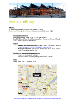 Venir à la Halle Pajol