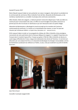 Voeux de Jacques Krabal 07-janvier-2017