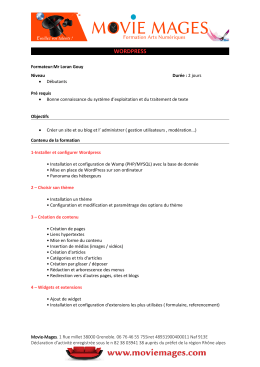 Creation de site et blog