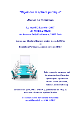 "Rejoindre la sph&egrave;re publique"