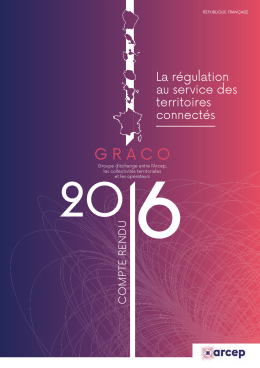Les travaux du GRACO 2016
