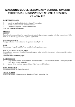 jss 2 assignment - mmssonline