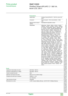 SMC1000I - OPS Schneider Electric