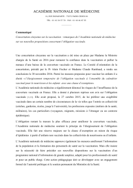 Communiqu&eacute; vaccination d&eacute;finitif