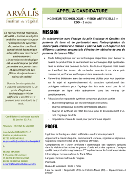 Ing&eacute;nieur "Agro-&eacute;conomiste" - Boigneville - CDD - ARVALIS