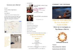 STAGE DE YOGA BIEN-ETRE Du 14 au 18 ao&ucirc;t