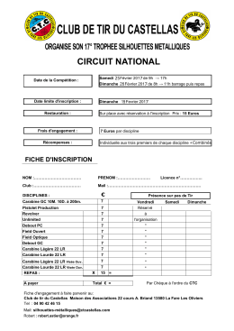 fiche d&hellip;inscription - Club de tir du Castellas