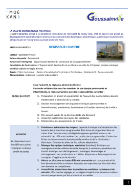 Voir la fiche de poste
