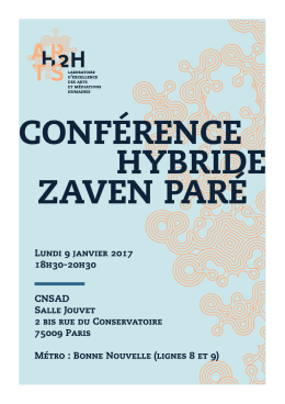 conf&eacute;rence hybride zaven par&eacute;