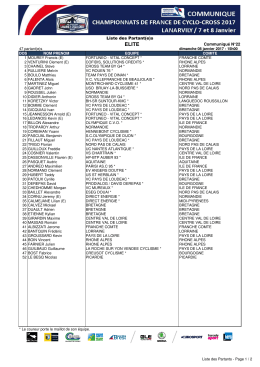 Elites hommes - Sud Gironde – CYCLISME