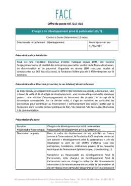 Télécharger l`offre - Fondation Agir Contre l`Exclusion