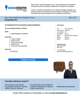 Charpentier CFC - PDF de l`Annonce du 12.01.2017