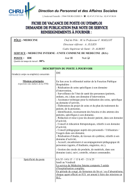 Direction du Personnel et des Affaires Sociales
