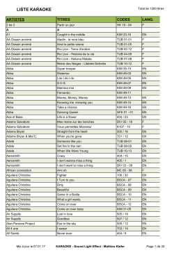 liste ici - Sound Light Effect