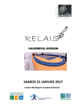 trousse d`informations - Fédération Québécoise d`Athlétisme
