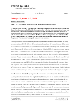 communiqu&eacute; de presse