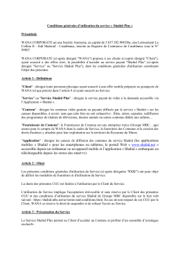 pour les smartphones ou tablettes, le portail Web « www