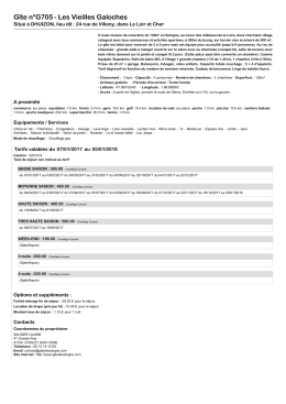 Version imprimable - G&icirc;tes de France Loir et Cher