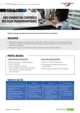 ads chargé du contrôle des flux transfrontières