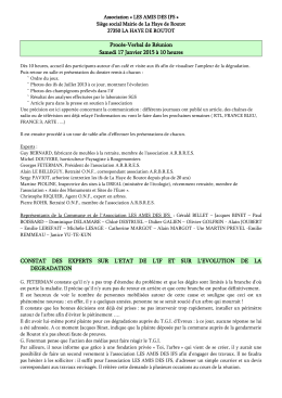 Association &laquo; LES AMIS DES IFS