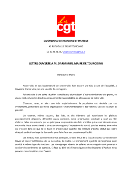 lettre ouverte a m. darmanin, maire de tourcoing - Over-blog