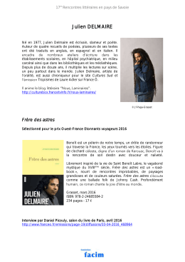 Julien DELMAIRE - Site de l`acad&eacute;mie de Grenoble