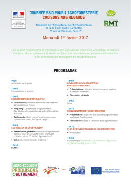 programme de la journée nationale de l