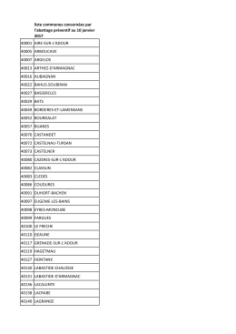 liste cfommune abattage 10 janv