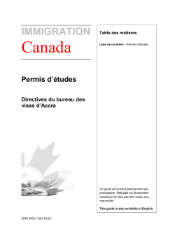 Citoyennet&eacute; et Immigration Canada