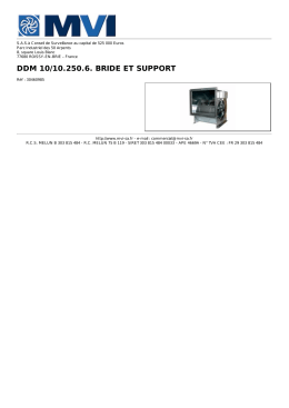 ddm 10/10.250.6. bride et support