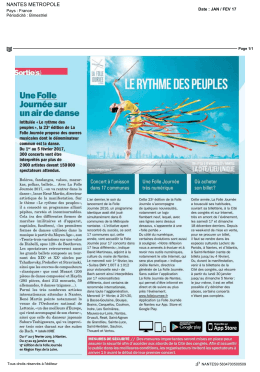 Une Folle Journ&eacute;e sur un air de danse