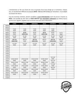 T&eacute;l&eacute;charger l`horaire en format PDF