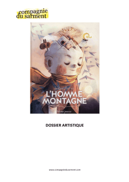 Dossier artistique - compagnie du sarment
