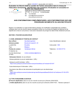 &Eacute;valuation du D&eacute;cret relatif au soutien de l`action associative dans