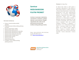 Međunarodni platni promet