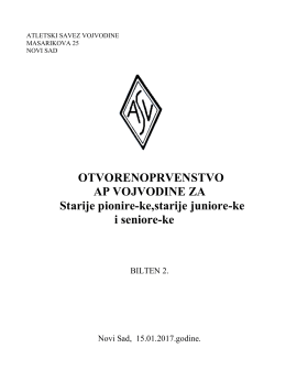 ATLETSKI SAVEZ VOJVODINE