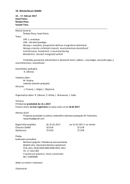 19. Winterfórum SSAIM