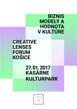 Program - Creative Industry Košice