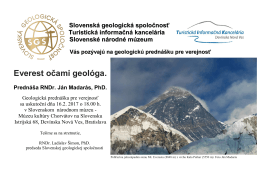 Slovenská geologická spoločnosť - Slovenska geologicka spoločnosť
