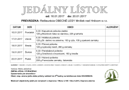 16.01.2017 do - Mn&iacute;&scaron;ek nad Hnilcom