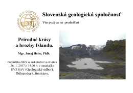 Slovenská geologická spoločnosť - Slovenska geologicka spoločnosť